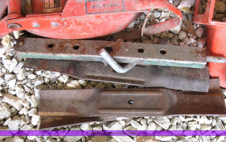 image for item 3416 Case 446 garden tractor with seven attachments