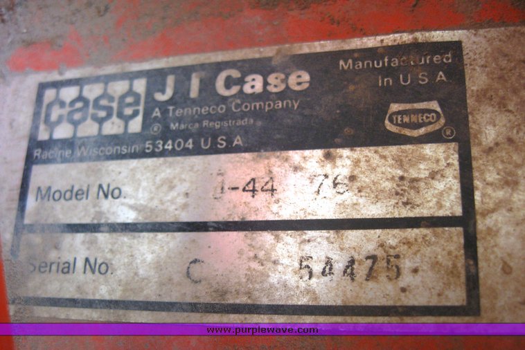 image for item 3416 Case 446 garden tractor with seven attachments