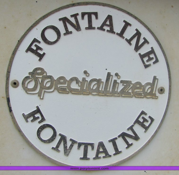 image for item 3518 1999 Fontaine drop deck semi trailer