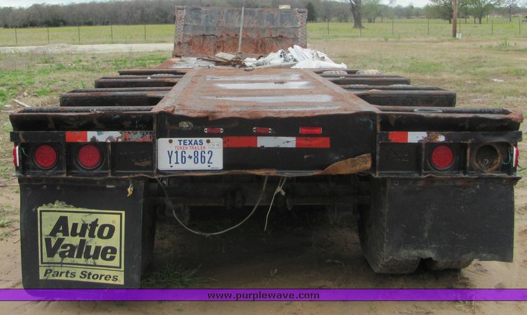 image for item 3525 1979 Load King drop deck trailer