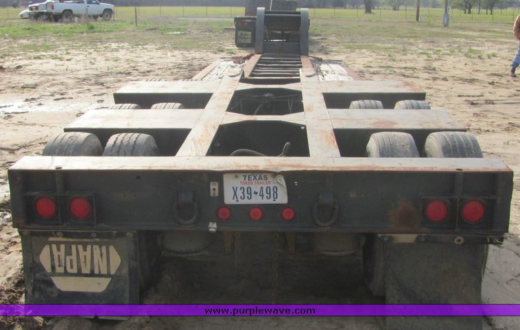 image for item 3573 1988 Trail King dropdeck trailer