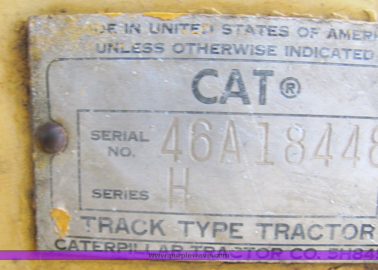 image for item 3606 Caterpillar D8H tracked dozer