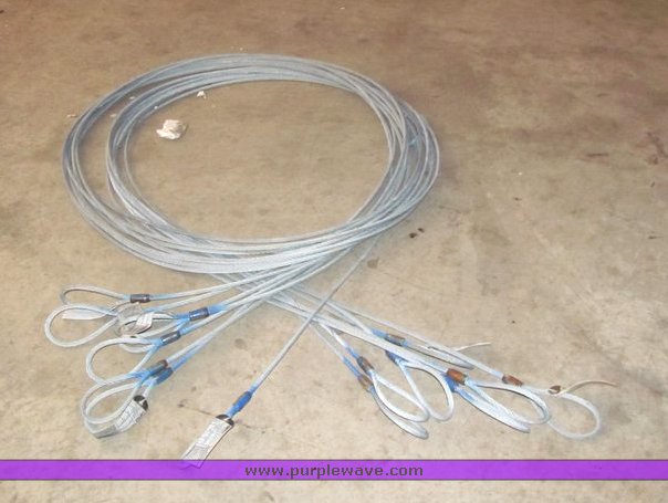 image for item 4036 (6) Certex 22' 3/8" choker cables
