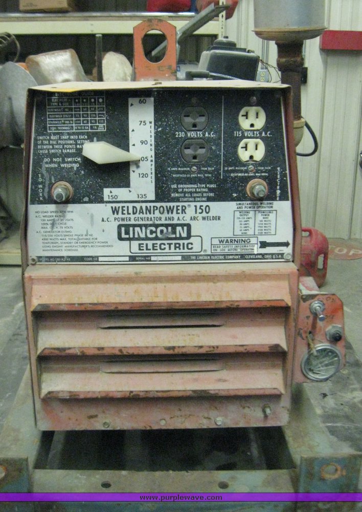 image for item 5600 Lincoln Weldanpower 150 welder generator