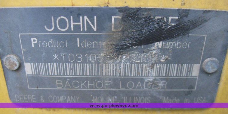 image for item 5728 2003 John Deere 310SG backhoe loader