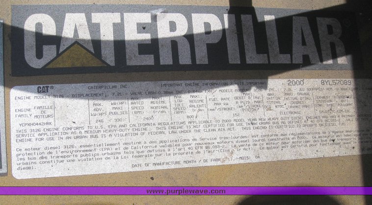 image for item 6052 2000 Freightliner FL70 boom truck