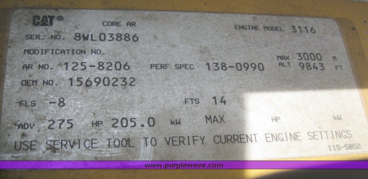 image for item 6053 1997 GMC C8500 boom lift truck