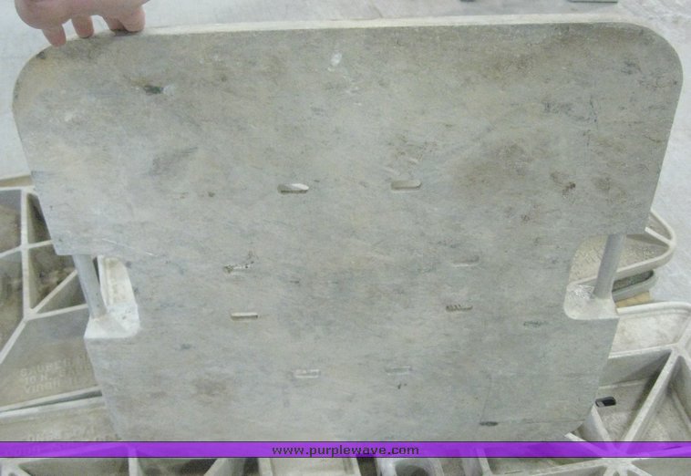 image for item 6058 (2) Sauber 24" x 24" aluminum outrigger pads