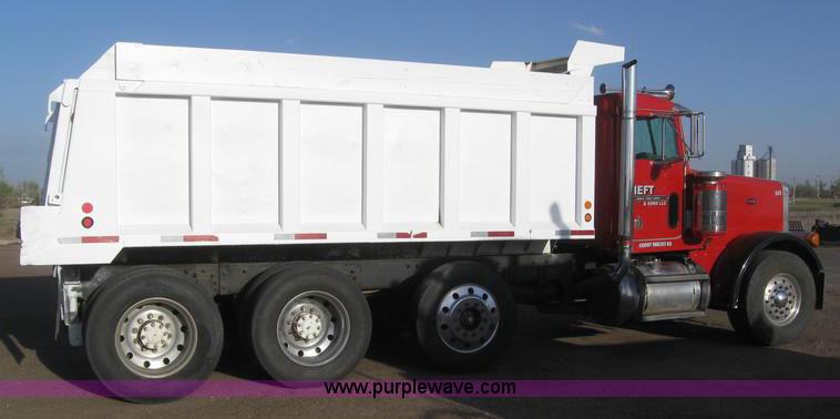 image for item 6165 1995 Peterbilt 379 dump truck