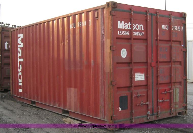 image for item 6569 20' storage container