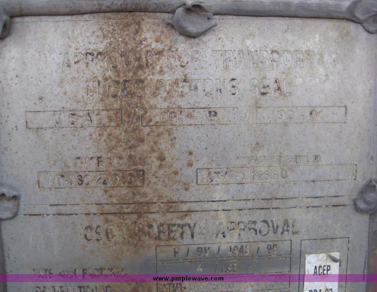 image for item 6569 20' storage container