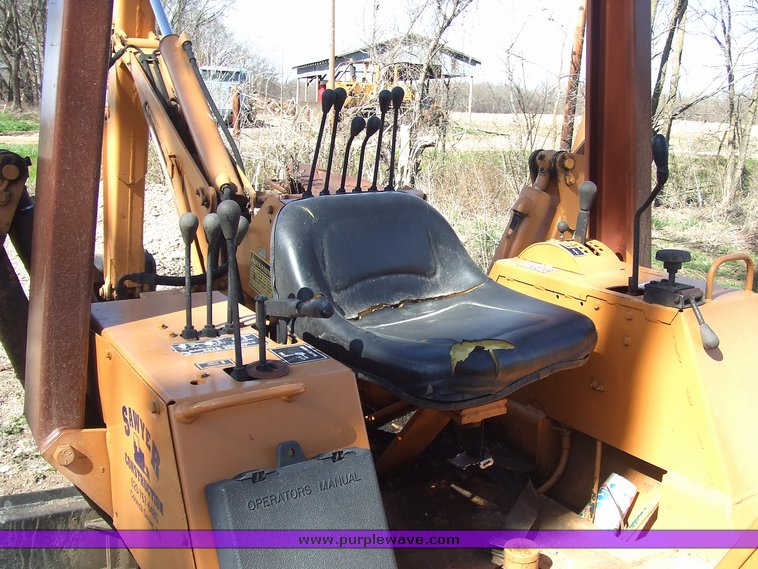 image for item 6712 Case DH4 trencher with backhoe