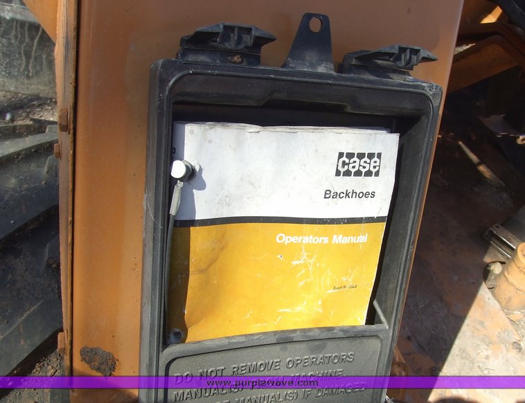 image for item 6712 Case DH4 trencher with backhoe