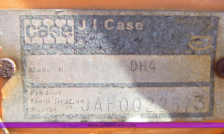 image for item 6712 Case DH4 trencher with backhoe