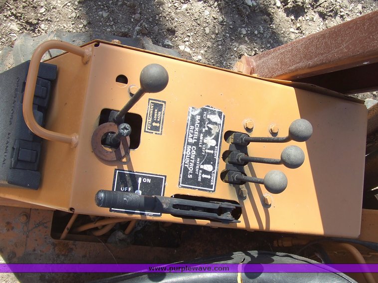 image for item 6712 Case DH4 trencher with backhoe