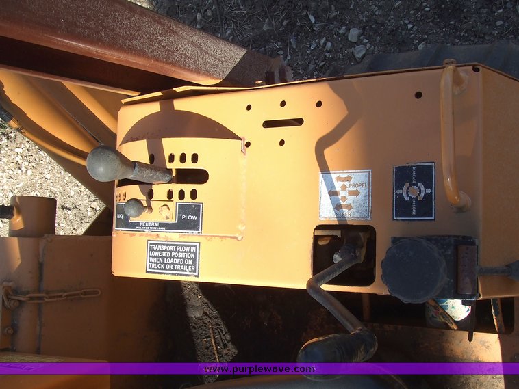 image for item 6712 Case DH4 trencher with backhoe