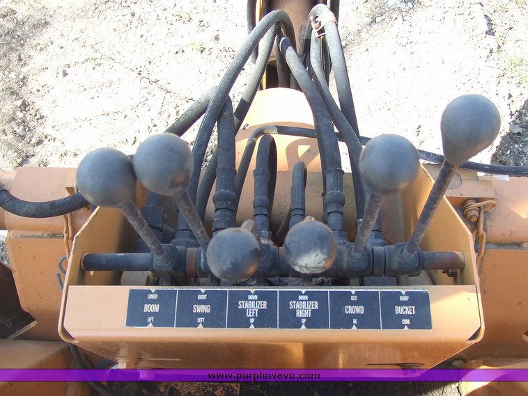 image for item 6712 Case DH4 trencher with backhoe