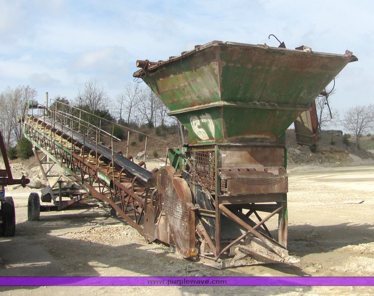 image for item 6757 Barber Green radial stacker with feed hopper