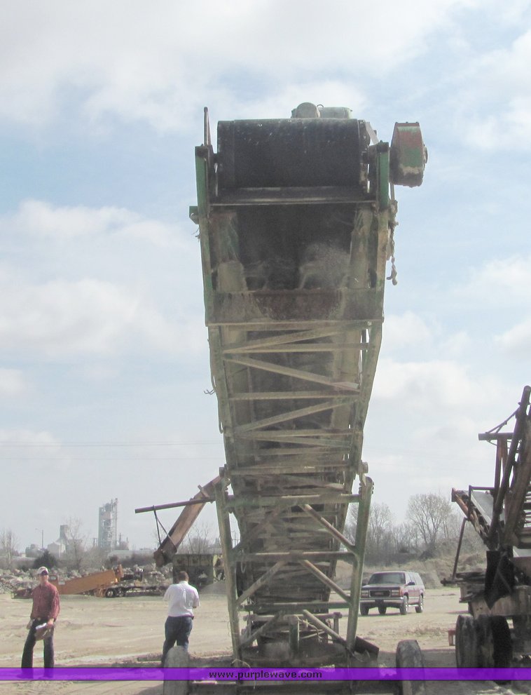image for item 6757 Barber Green radial stacker with feed hopper