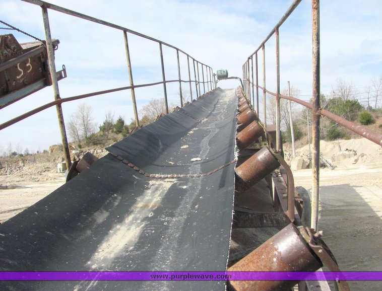 image for item 6757 Barber Green radial stacker with feed hopper
