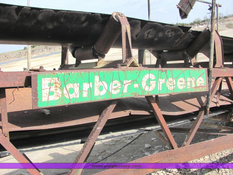 image for item 6757 Barber Green radial stacker with feed hopper