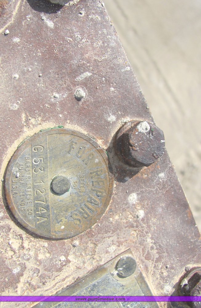 image for item 6757 Barber Green radial stacker with feed hopper