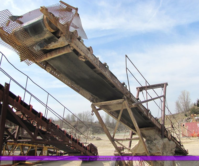 image for item 6762 Shop built conveyor