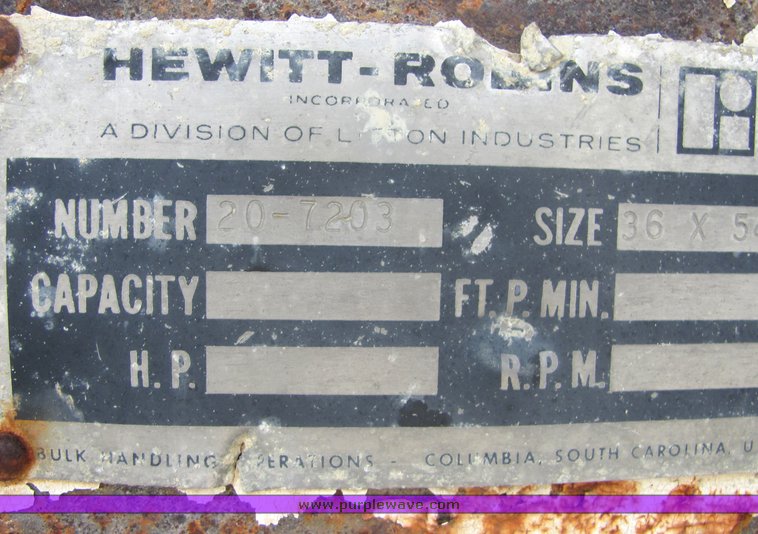 image for item 6767 1974 Hewit-Robins impact crusher and feeder