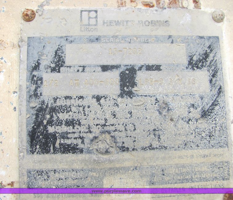 image for item 6767 1974 Hewit-Robins impact crusher and feeder