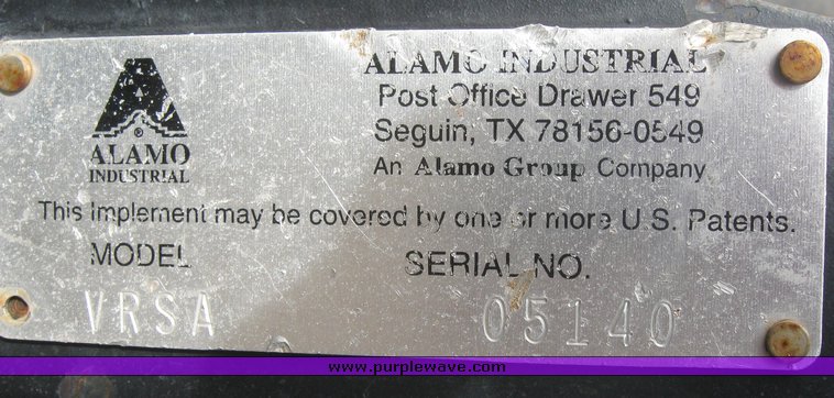 image for item 9007 Alamo side-mount hydraulic 5' mower