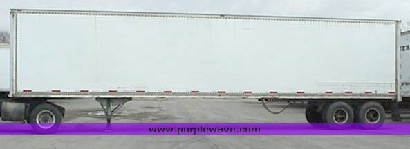 image for item 1002 1983 Dunham dry van semi trailer