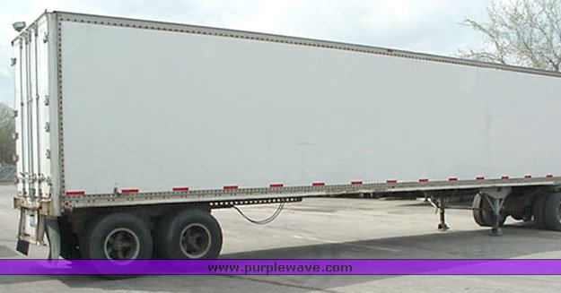 image for item 1002 1983 Dunham dry van semi trailer