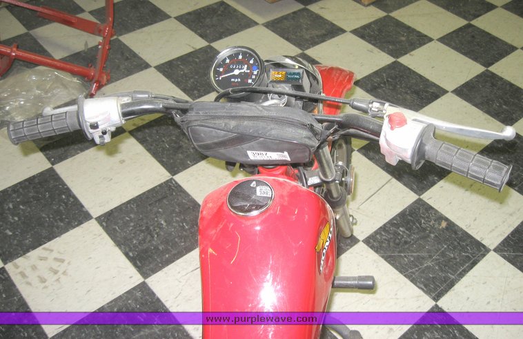 image for item 3987 1983 Honda XL80S Red Racer motorcycle