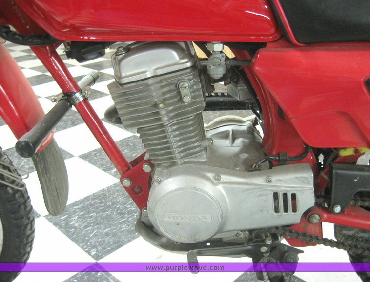 image for item 3987 1983 Honda XL80S Red Racer motorcycle