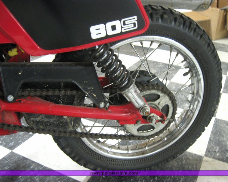 image for item 3987 1983 Honda XL80S Red Racer motorcycle