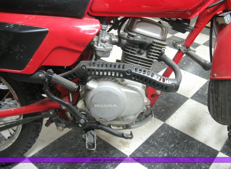 image for item 3987 1983 Honda XL80S Red Racer motorcycle