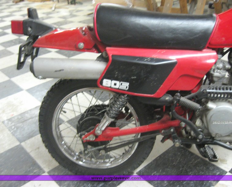 image for item 3987 1983 Honda XL80S Red Racer motorcycle