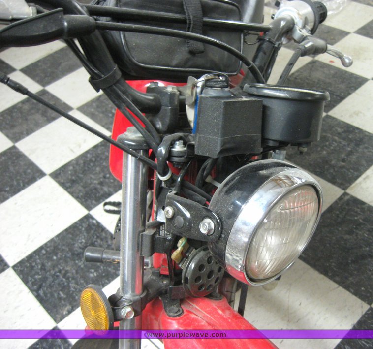 image for item 3987 1983 Honda XL80S Red Racer motorcycle