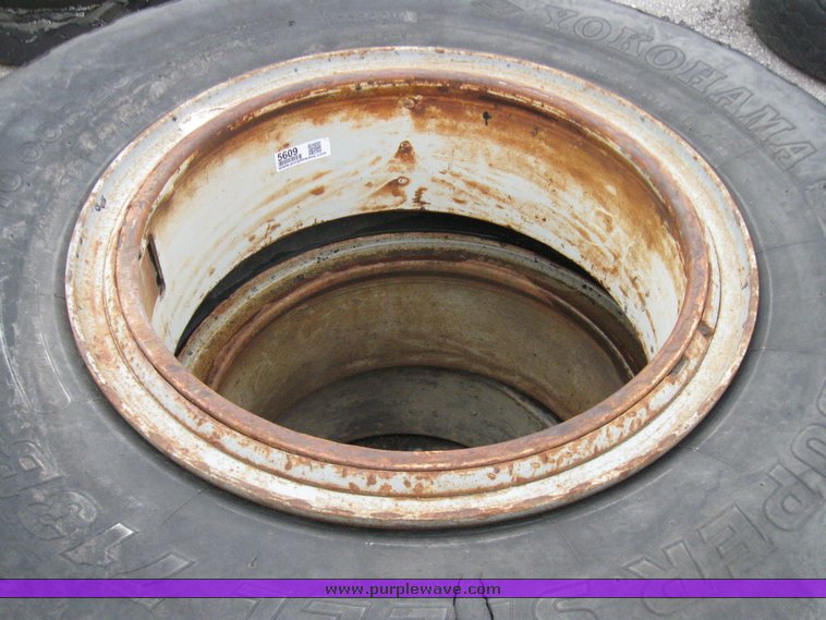 image for item 5609 (3) 10.00-20 tires and wheels