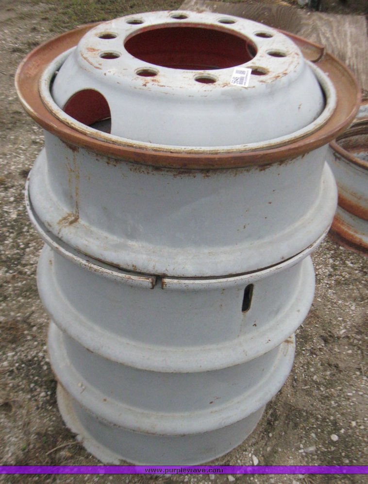 image for item 5649 (4) ten hole wheels