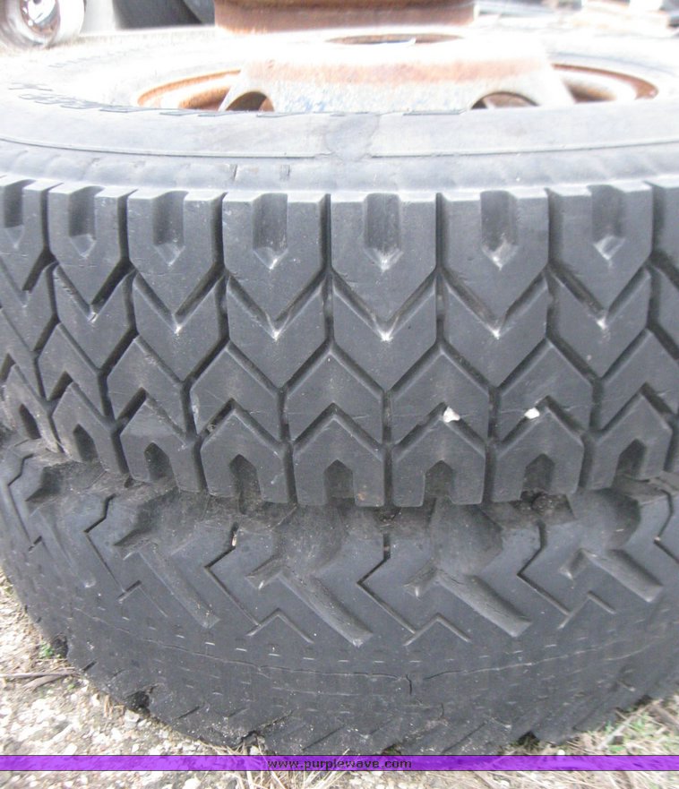 image for item 5652 (2) 235/85R16 tires and wheels