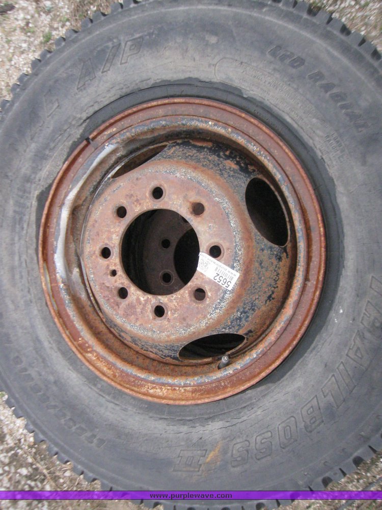 image for item 5652 (2) 235/85R16 tires and wheels