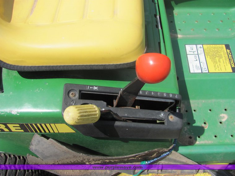 image for item 6074 John Deere riding lawn mower