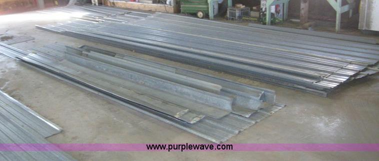 image for item 6162 Approximately 1100 running feet of galvanized tin