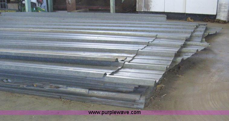 image for item 6162 Approximately 1100 running feet of galvanized tin