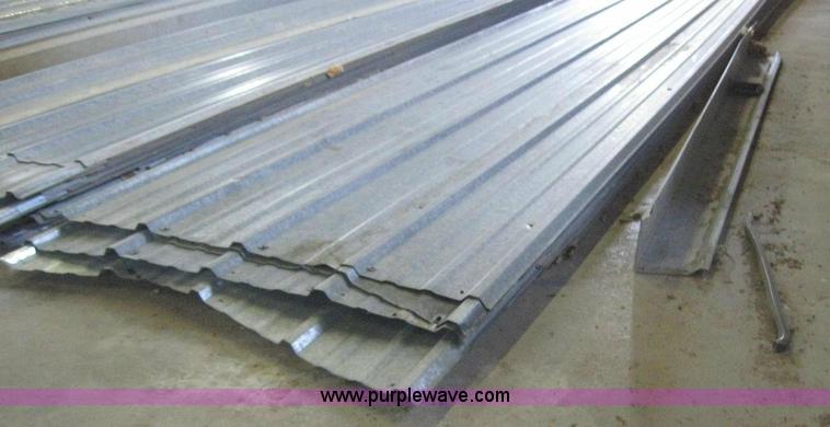 image for item 6162 Approximately 1100 running feet of galvanized tin