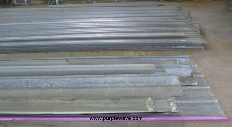 image for item 6162 Approximately 1100 running feet of galvanized tin