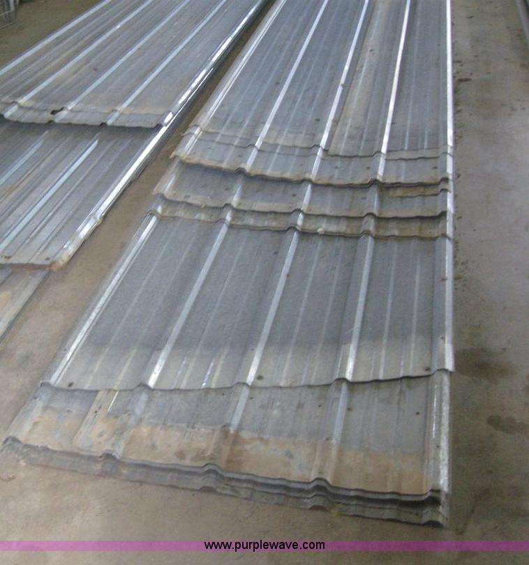 image for item 6162 Approximately 1100 running feet of galvanized tin