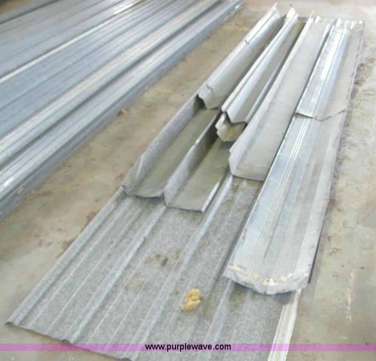 image for item 6162 Approximately 1100 running feet of galvanized tin