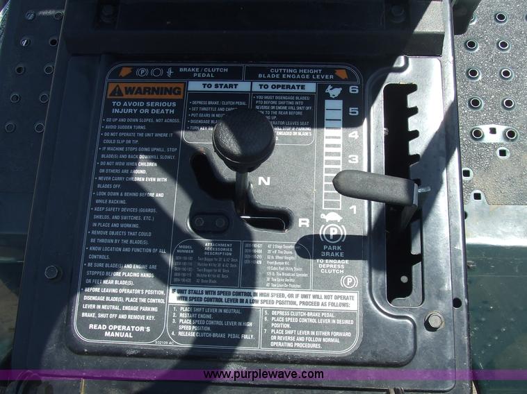 image for item 6838 Bolens lawn tractor